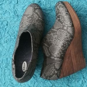 Dr Scholl's Slip On Wedge Booties